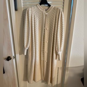 SIDEEFFECTS mohair chunky knit cream XL